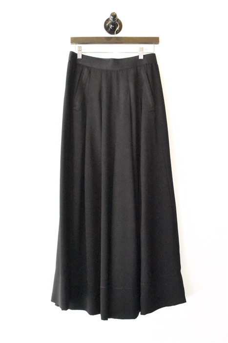 Basic Black High Wide-Leg Trousers, size 8