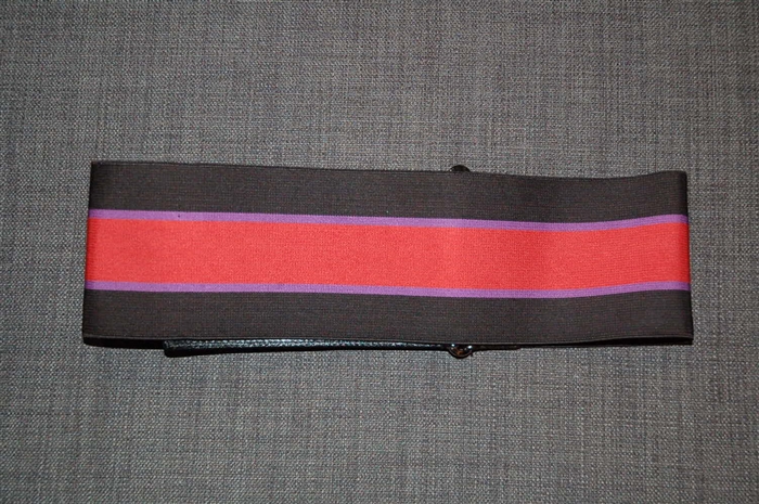 Striped Gucci Belt, size S