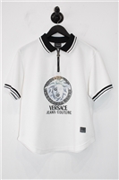 Soft White Versace Jeans Couture Polo, size S