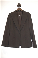 Black Pinstripe Giorgio Armani Blazer, size 10