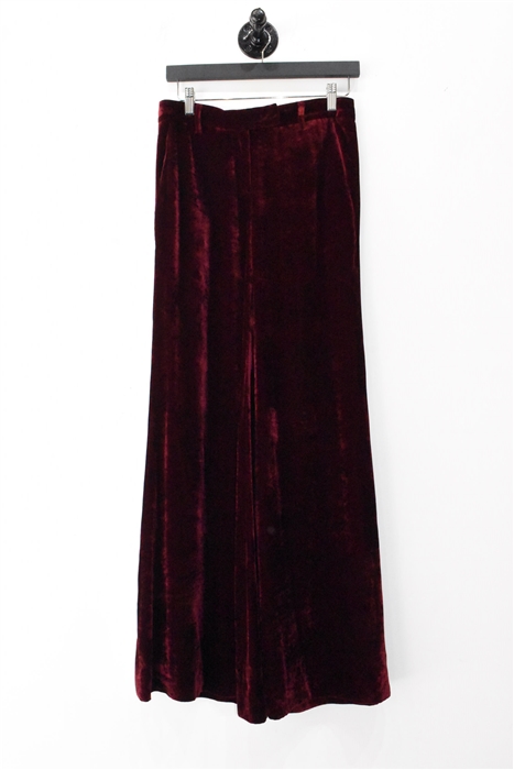 Merlot Emilio Pucci Wide-Leg Trousers, size 4