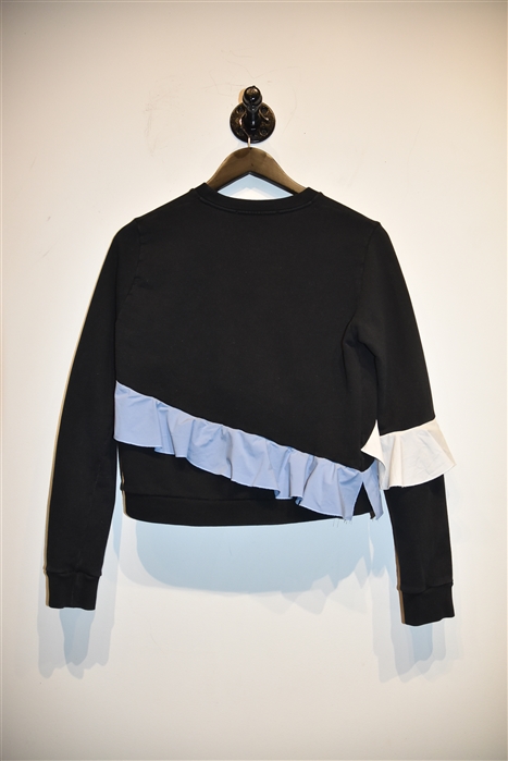 Basic Black MSGM Sweatshirt, size S