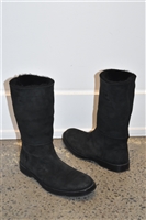Black Suede Costume National Boots, size 8
