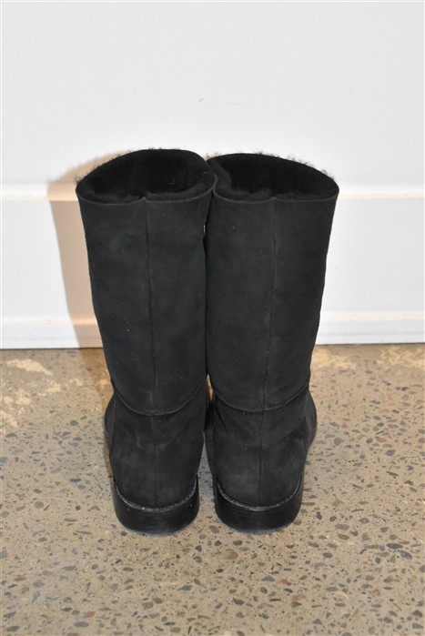 Black Suede Costume National Boots, size 8