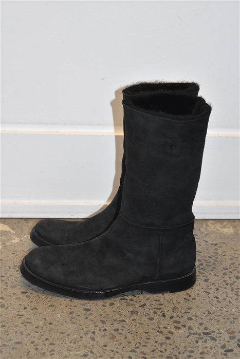 Black Suede Costume National Boots, size 8