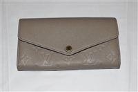 Taupe Louis Vuitton Long Wallet, size O/S