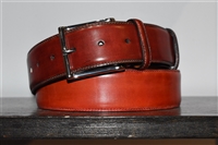 Burnished Red Santoni Belt, size XL