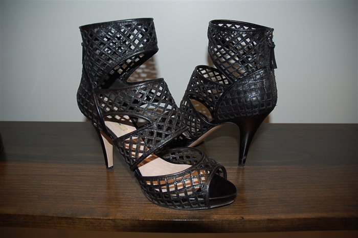 Black Leather Miu Miu Sandal, size 8