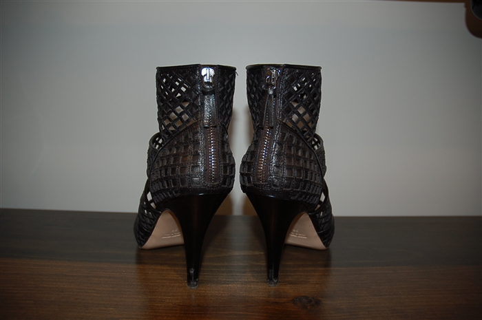 Black Leather Miu Miu Sandal, size 8