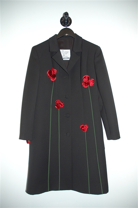Black Moschino - Cheap & Chic Coat, size 8