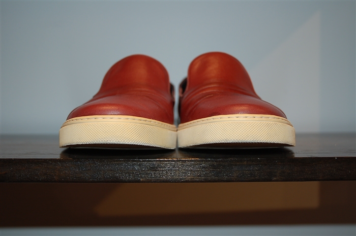 Oxblood Saint Laurent Slip-On Shoe, size 10