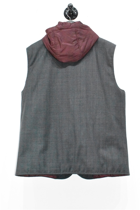 Gray Check Paul & Shark Gilet, size L