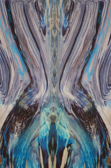 Abstract Print Alexander McQueen Sheath Dress, size 8