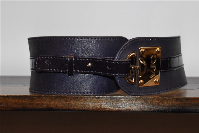 Midnight Purple Versace Jeans Couture Belt, size S