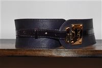 Midnight Purple Versace Jeans Couture Belt, size S