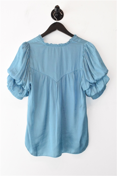 Powder Teal Zadig & Voltaire Short-Sleeved Top, size S