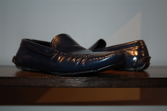Midnight Blue Prada Loafer, size 8