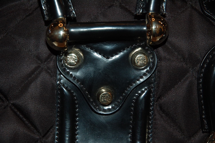 Basic Black Burberry Carry-All, size L