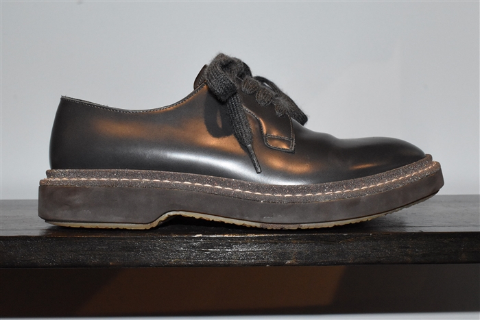 Charcoal Brunello Cucinelli Derby, size 7.5
