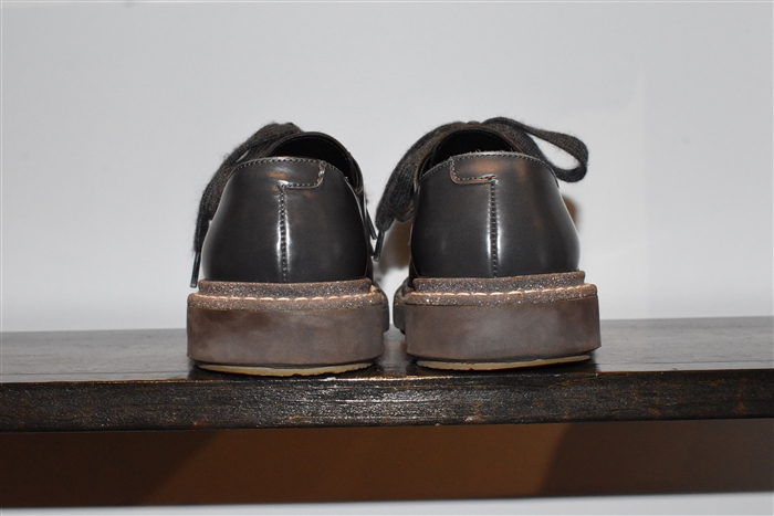 Charcoal Brunello Cucinelli Derby, size 7.5