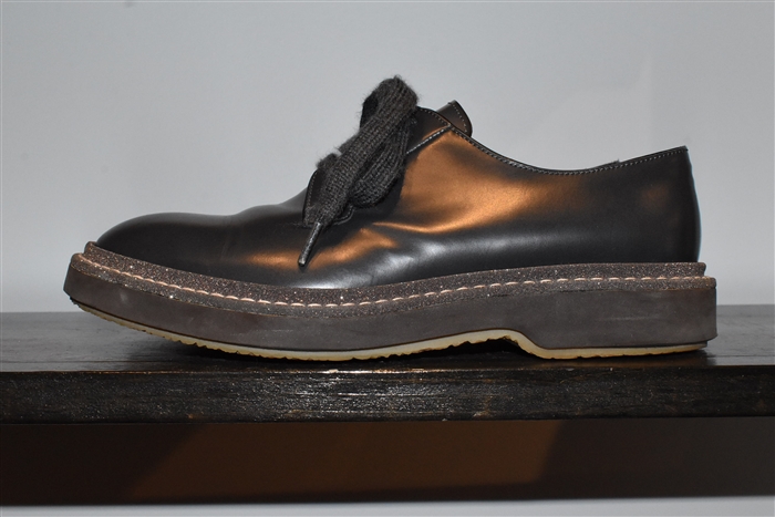 Charcoal Brunello Cucinelli Derby, size 7.5