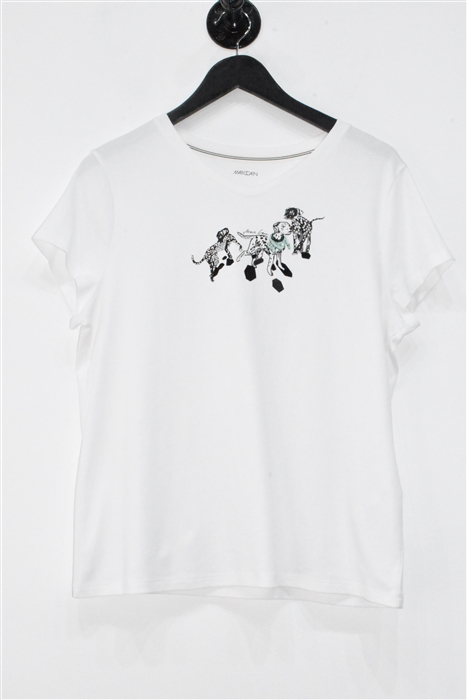 Soft White Marc Cain T-Shirt, size M