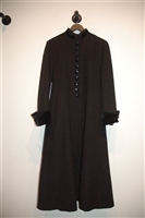 Basic Black Nina Ricci - Vintage Coat, size S