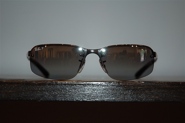 Gunmetal Ray Ban Sunglasses, size O/S
