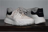 White Leather Alexander McQueen Sneaker, size 9