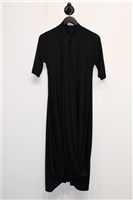 Basic Black Marie Saint Pierre Midi Dress, size S