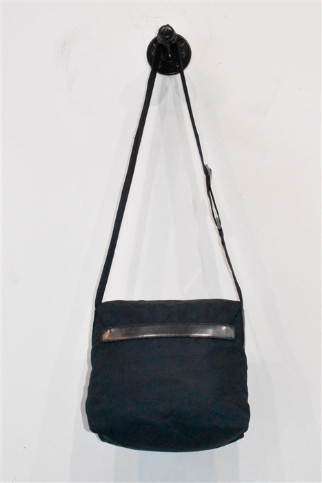 Navy Prada Shoulder Bag, size S