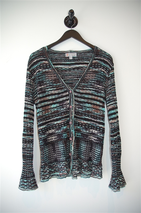 Cool Tones Missoni Cardigan, size M