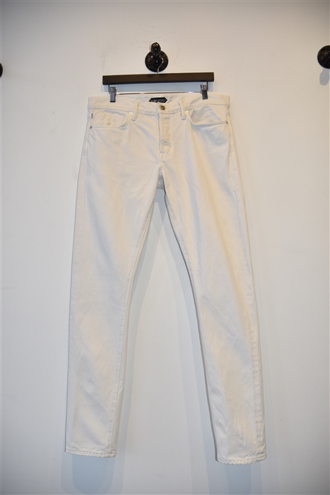 Soft White Tom Ford Denim, size 34