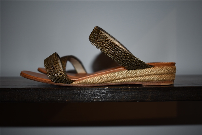 Bronze Christian Louboutin Sandal, size 6