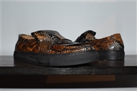 Snakeskin Dries van Noten Slip-On Sneaker, size 9