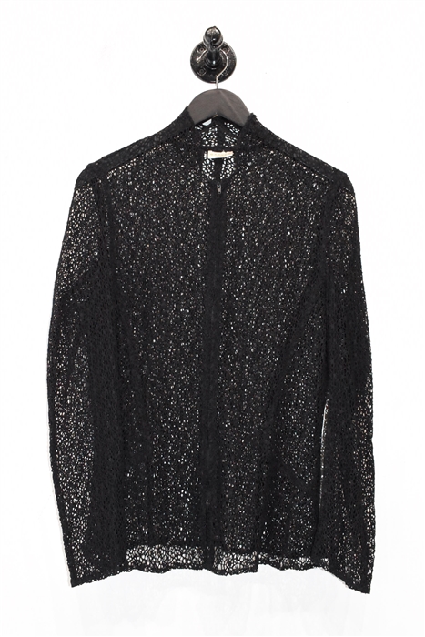 Basic Black Carven Lace Top, size M