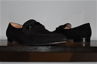 Black Suede Valentino Loafer, size 7.5