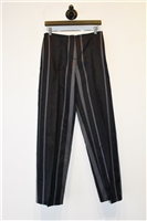 Black Stripe Prada Trouser, size 6