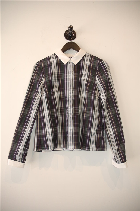 Tartan Claudie Pierlot Shirt, size 6
