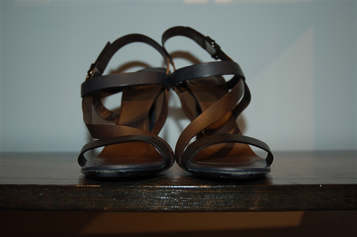 Black & Brown Dior Sandal, size 8
