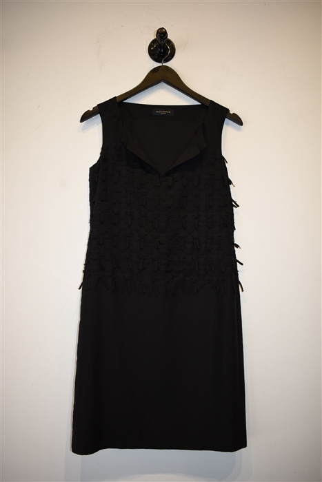 Basic Black Piazza Sempione Shift Dress, size 2