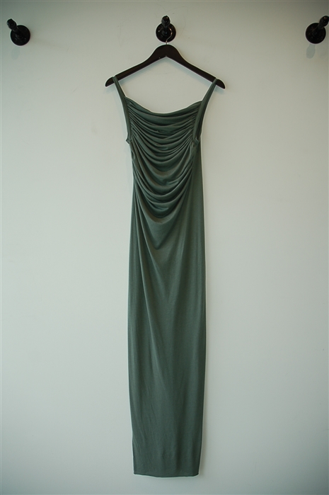 Sage Rick Owens - Lilies Maxi Dress, size S
