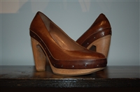 Dark Leather Marni Pumps, size 7