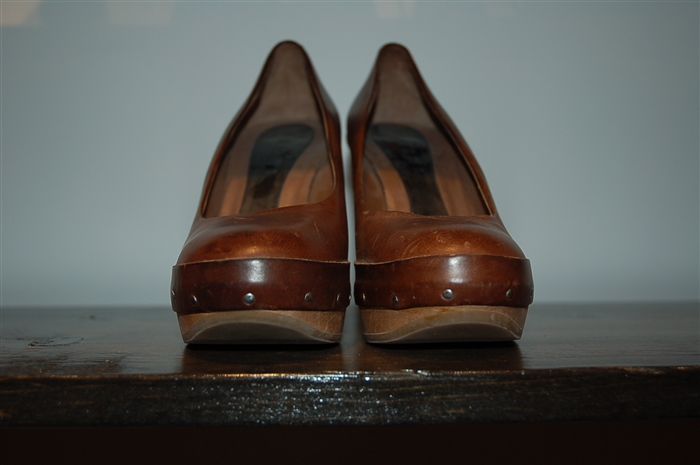 Dark Leather Marni Pumps, size 7