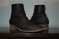 Black Leather Marsell Boots, size 9.5