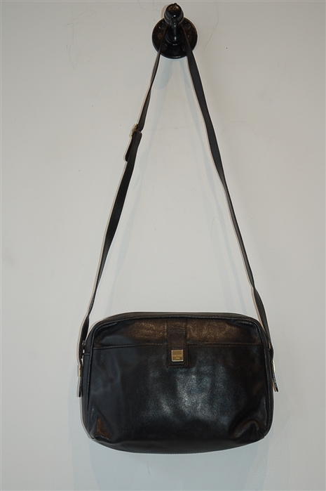 Black Leather Nina Ricci Cross-Body, size S