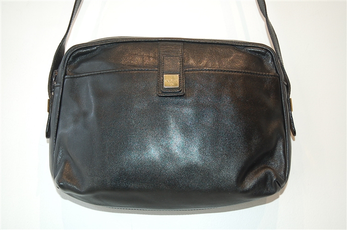Black Leather Nina Ricci Cross-Body, size S