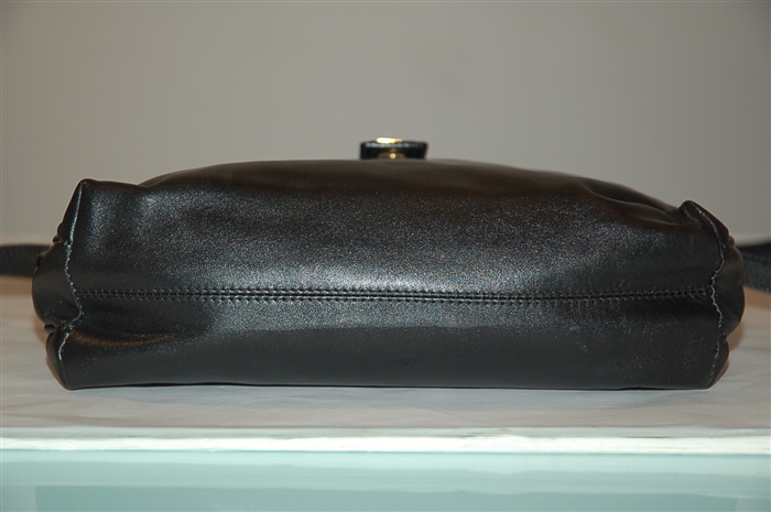 Black Leather Nina Ricci Cross-Body, size S