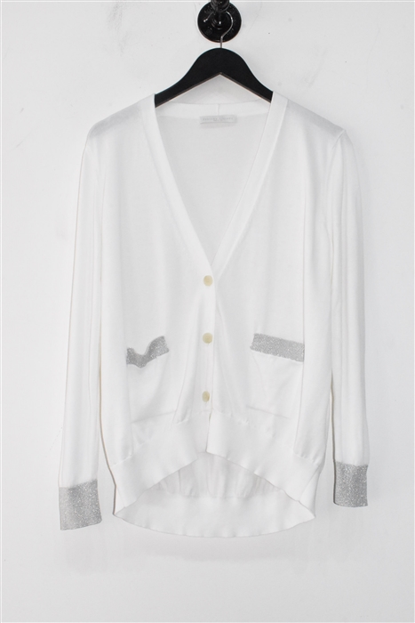 Soft White Fabiana Filippi Cardigan, size 10