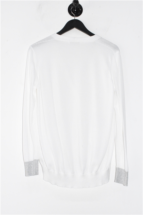 Soft White Fabiana Filippi Cardigan, size 10